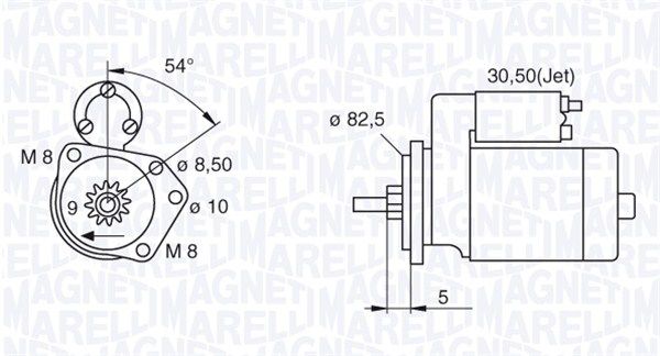 MAGNETI MARELLI Starter 063521120440